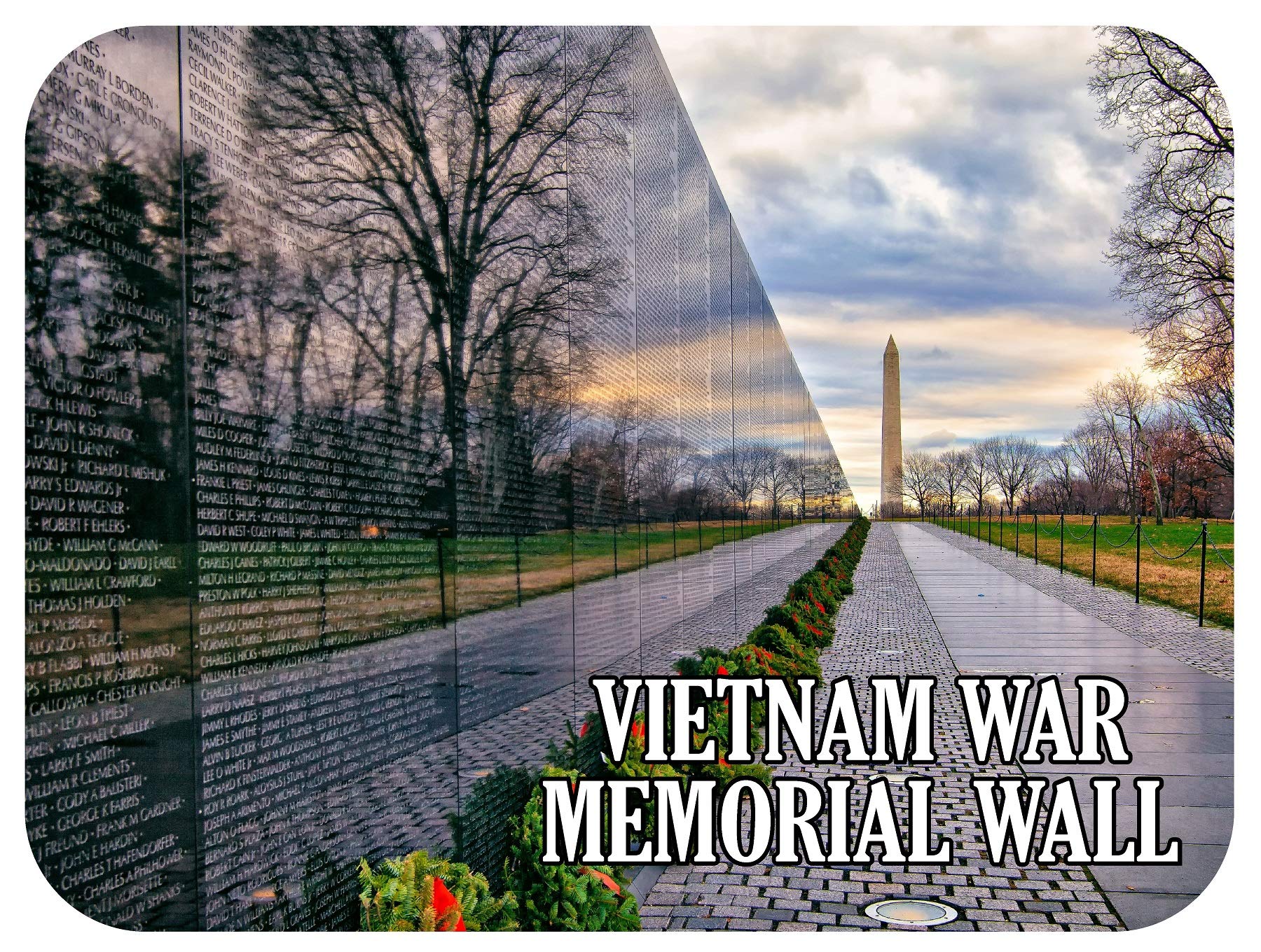 Amazon.com: Saddle Mountain Souvenir Vietnam War Memorial Wall